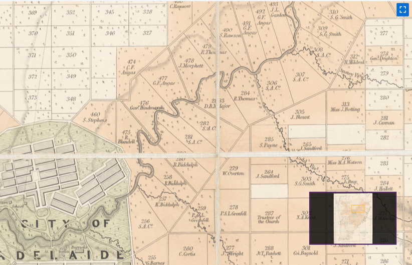 trigonometrical surveys of Colonel Light, Surveyor General