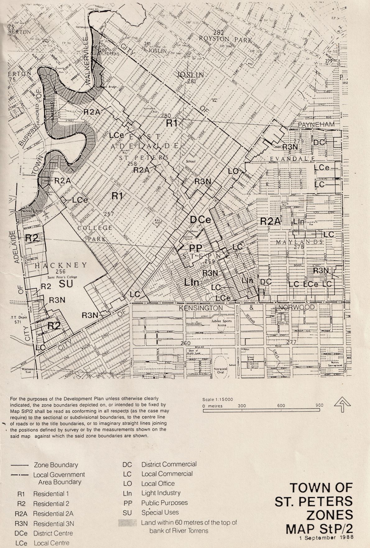 \Town of St Peters Zones 1988