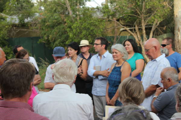 Vickie Chapman MP, Steven Marshall MP, Liberal Candidate Carmen Garcia (green top), Councillors John Frogley and Isaac Pasalidis